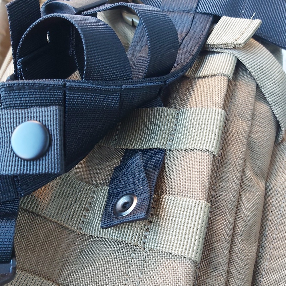 Porta Coltello da Zaino - MOLLE compatibile - colore nero - Image 8
