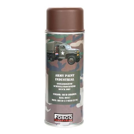 Fosco Army paint MARRONE - vernice spray 400ml