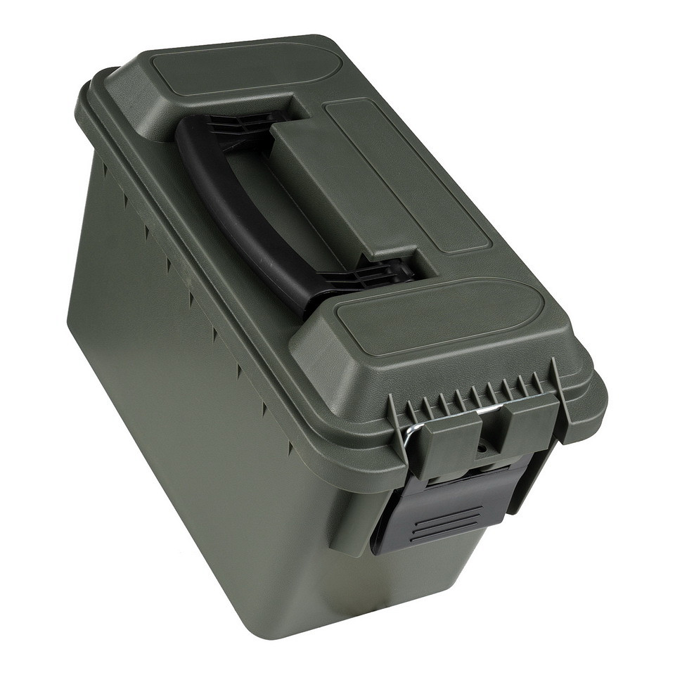 FOSCO Plastic Ammo box .50 Cal Olive- 35,6 x 19,4 x 22,4 cm - Image 4