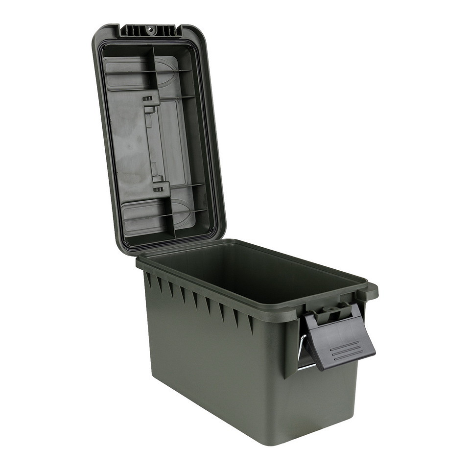 FOSCO Plastic Ammo box .50 Cal Olive- 35,6 x 19,4 x 22,4 cm - Image 5
