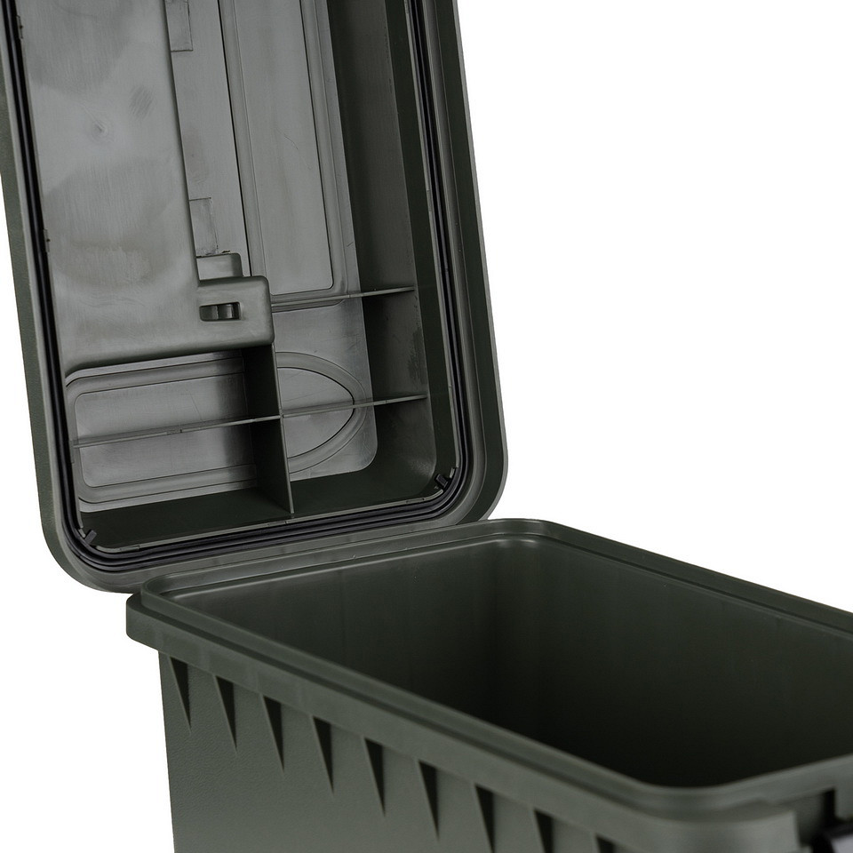 FOSCO Plastic Ammo box .50 Cal Olive- 35,6 x 19,4 x 22,4 cm - Image 6