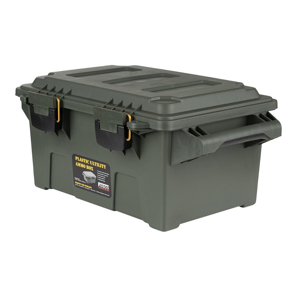 FOSCO Plastic Ammo/utility box compact Olive - 46,7 x 30,8 x 21 cm - Image 4