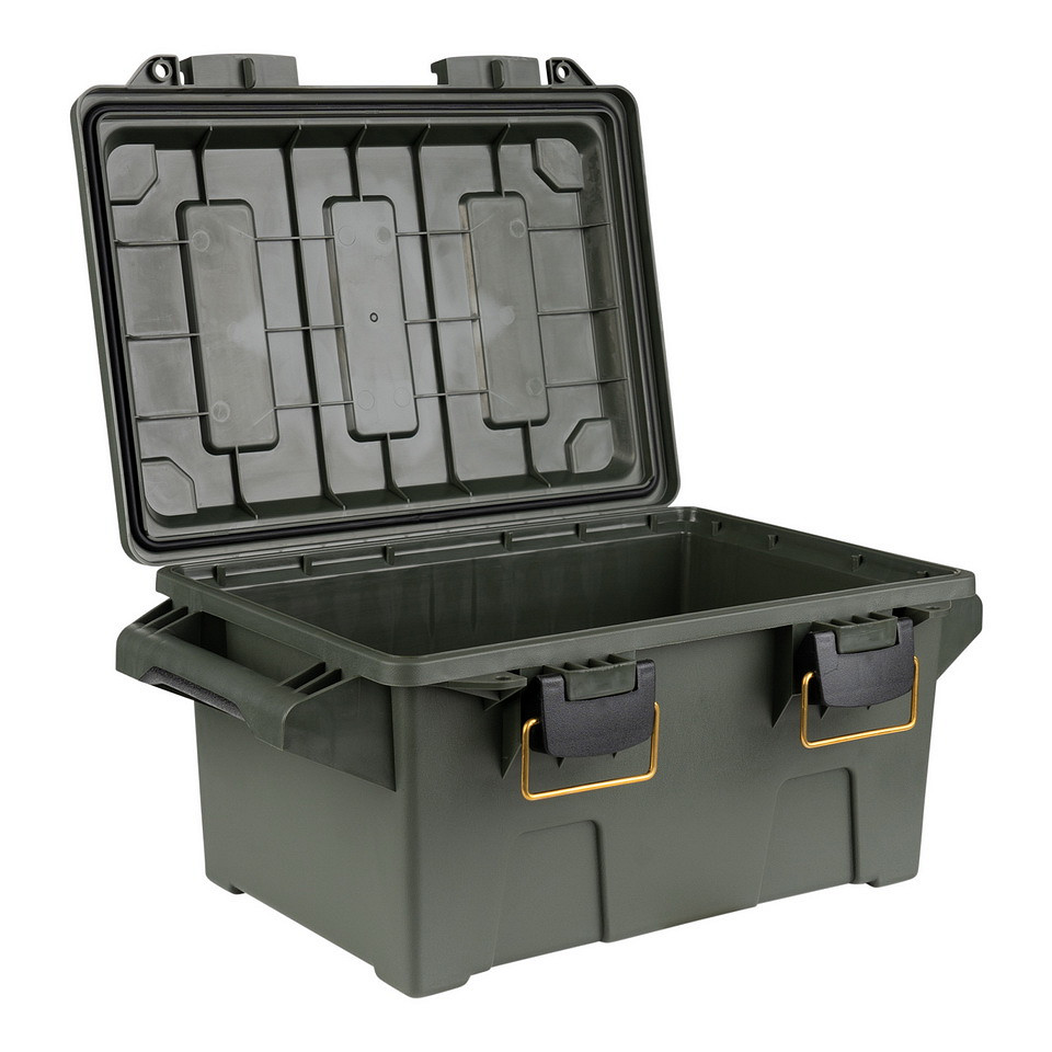 FOSCO Plastic Ammo/utility box compact Olive - 46,7 x 30,8 x 21 cm