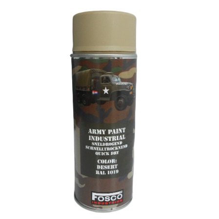 Fosco Army paint DESERT - vernice spray 400ml (RAL1019)