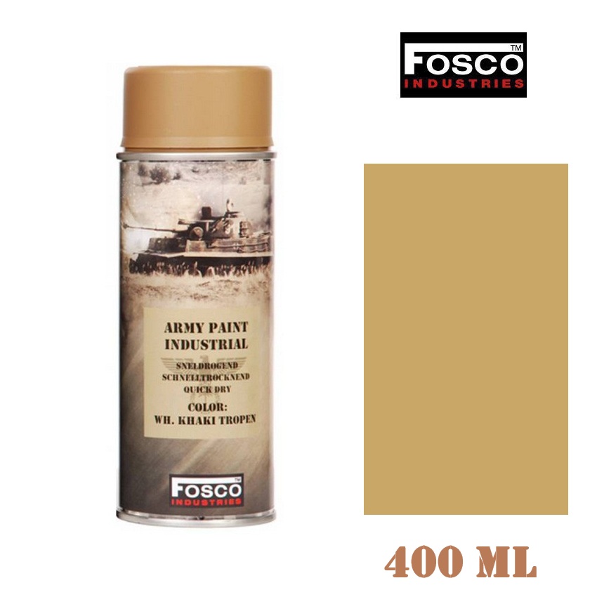 Fosco Army paint Khaki Tropen - vernice spray 400ml 
