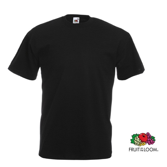 Fruit of the Loom T-shirt nera