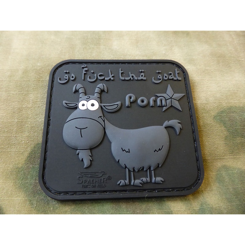 JTG GO FUCK THE GOAT PVC 3D patch - blackops