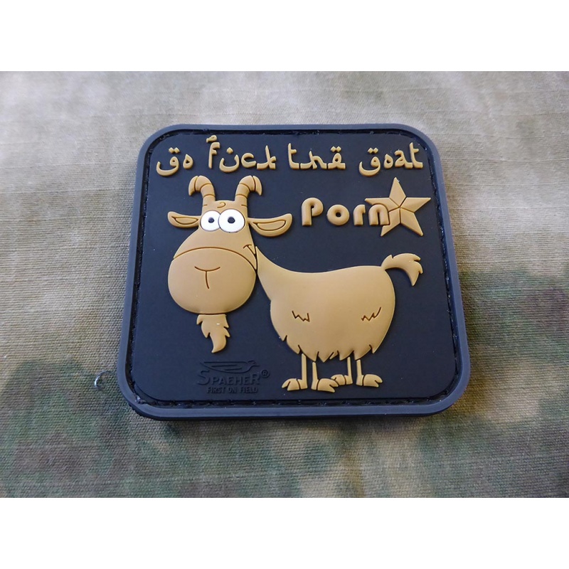 JTG GO FUCK THE GOAT PVC 3D patch - black/coyote