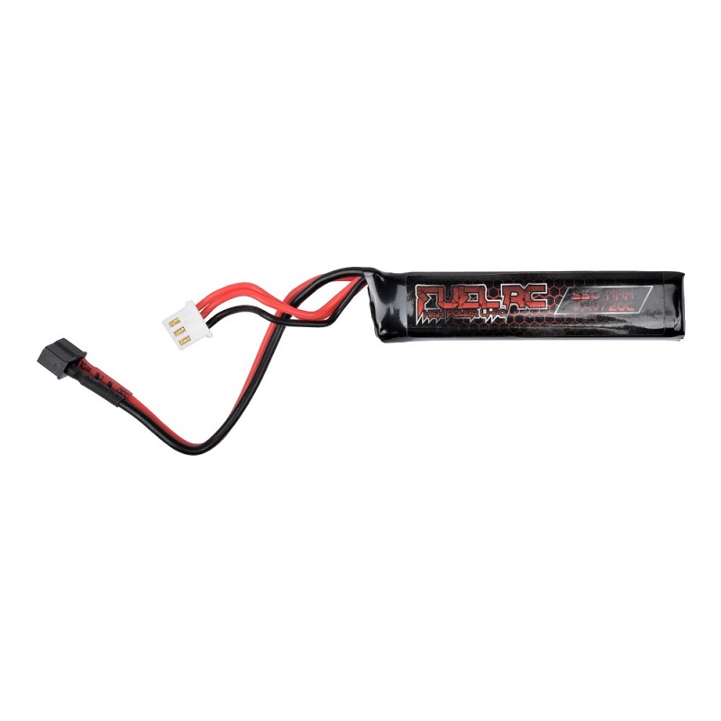 FUEL-RC BATTERIA LIPO PISTOLE ELETTRICHE 7,4V - 550mAH 20C - Deans