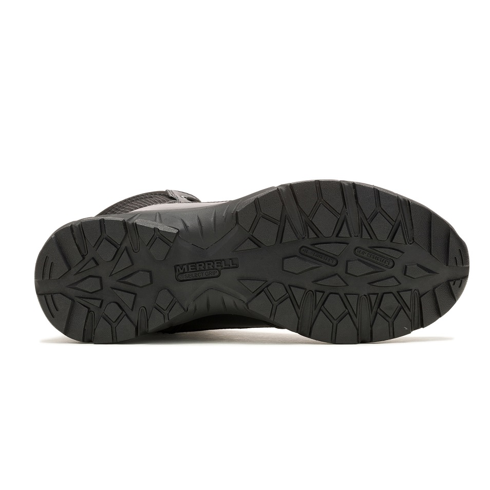 MERRELL Fullbench Tactical 8" Side Zip WP BLACK - Image 2
