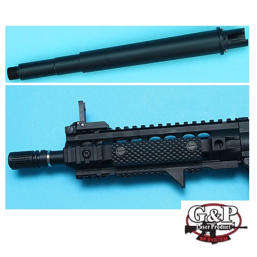G&P M4A1 9,7" aluminium outer barrel black