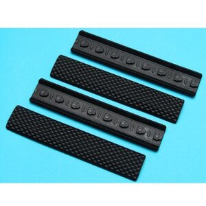 G&P KEYMOD copri slitta in gomma nera