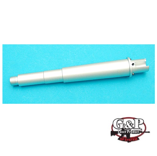 G&P M4A1 7" aluminium outer barrel Silver