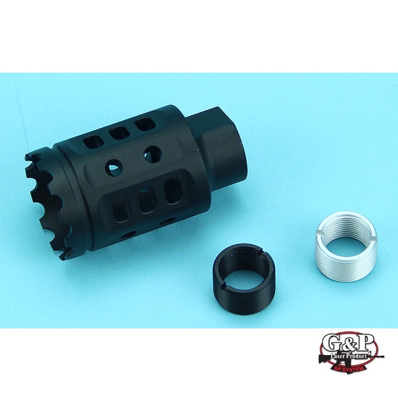 G&P MEAT CUTTER BLACK - Rompifiamma con doppia filettatura