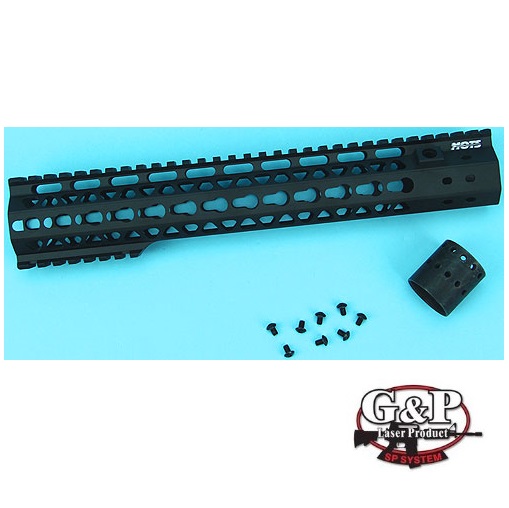 G&P MOTS 12,5" Keymod RAS- black