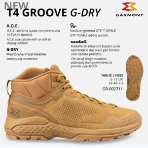 GARMONT T4 GROOVE G-DRY COYOTE(GR-002711) PREZZO IN OFFERTA ULTIME PAIA!
