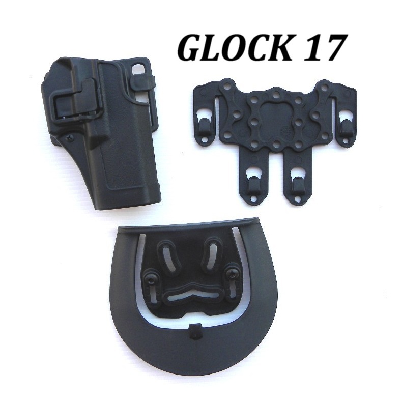 Glock 17 Fondina Plastica rigida SERPA Style - nera