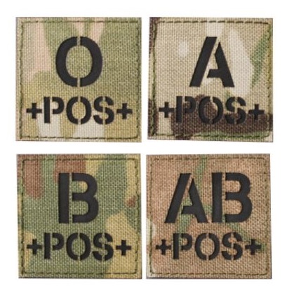 GRUPPO SANGUIGNO INFRARED  - MULTICAM- PATCH LASER CUT