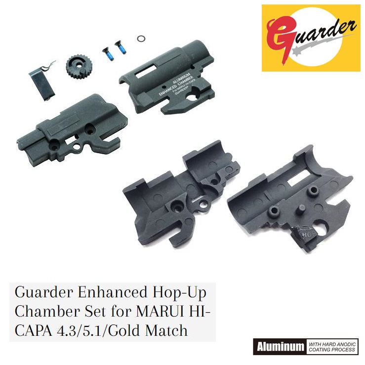 Guarder Enhanced Hop-Up Chamber Set for MARUI HI-CAPA 4.3/5.1/Gold Match
