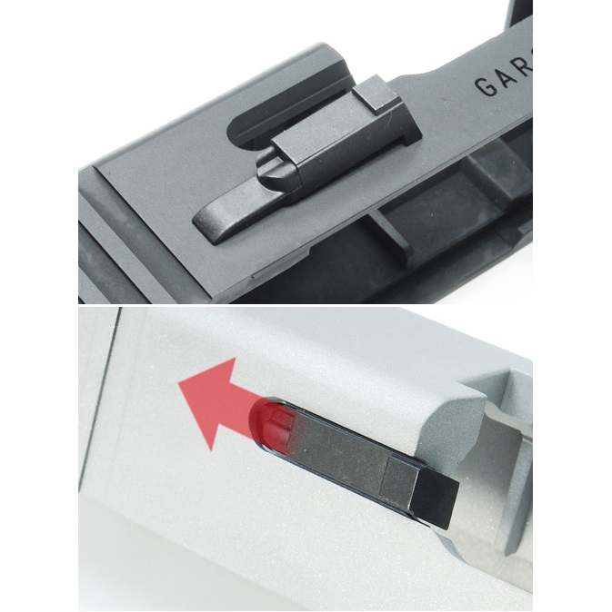 Guarder Aluminum Slide black for MARUI GLOCK-17 - immagine 2