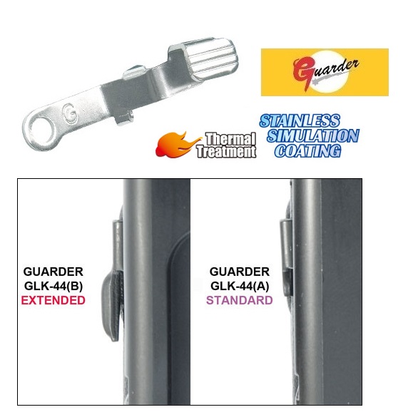 Guarder Standard Slide Stop for MARUI G-Series (Stainless Sliver)