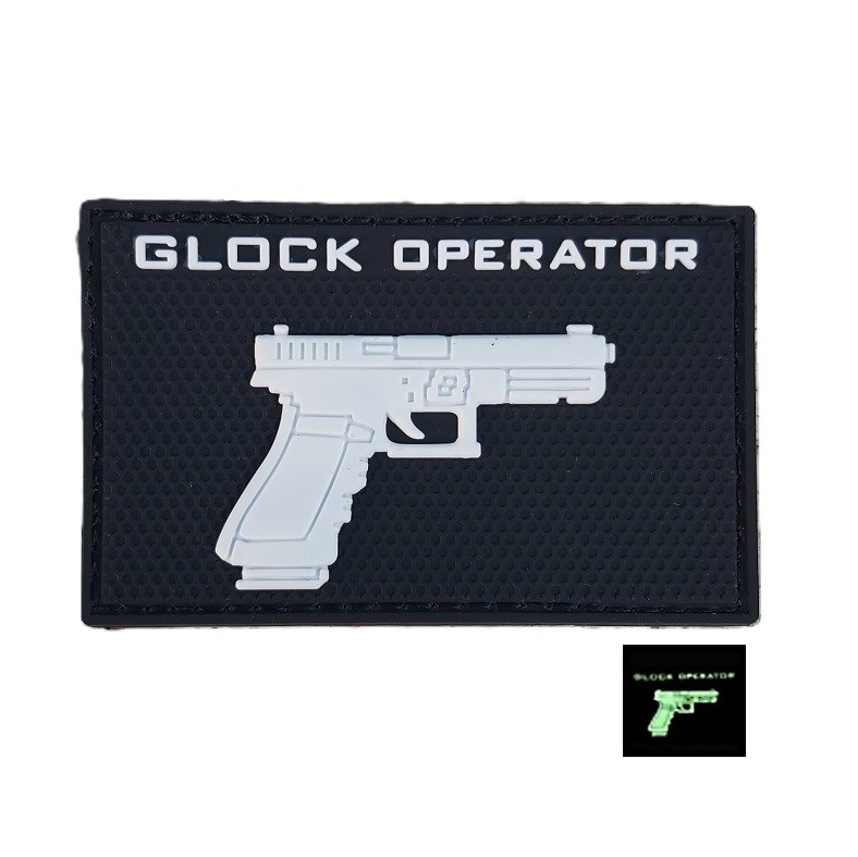 GUN OPERATOR PVC PATCH - GLOW IN THE DARK - Image 3