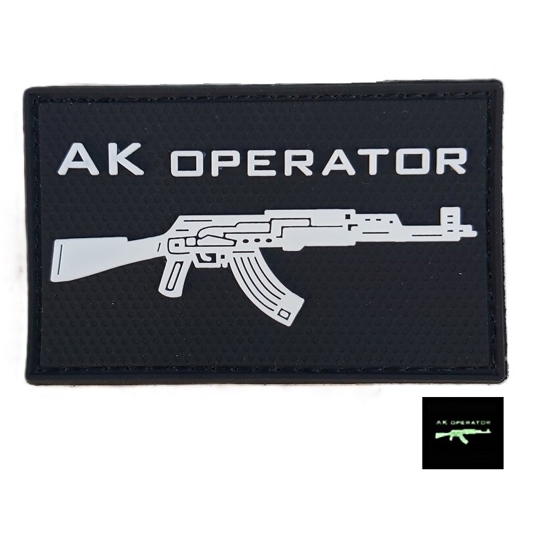 GUN OPERATOR PVC PATCH - GLOW IN THE DARK - Image 4