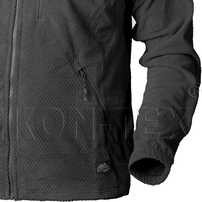 Helikon Tex Black ALPHA Tactical Grid Fleece Jacket (BL-ALT-FG-01) - immagine 5