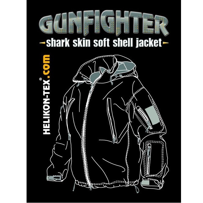 HELIKON TEX GUNFIGHTER SOFT SHELL JACKET SHADOW GREY - immagine 2
