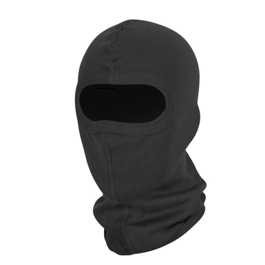 Helikon Tex Balaclava nero cotone una apertura (CZ-K01-CO-01)