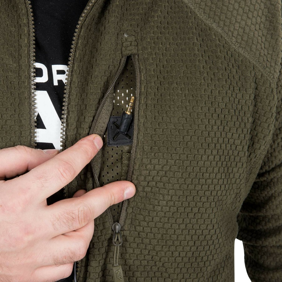 Helikon Tex ALPHA Tactical Grid Fleece Jacket Olive Drab (BL-ALT-FG-02) - immagine 4