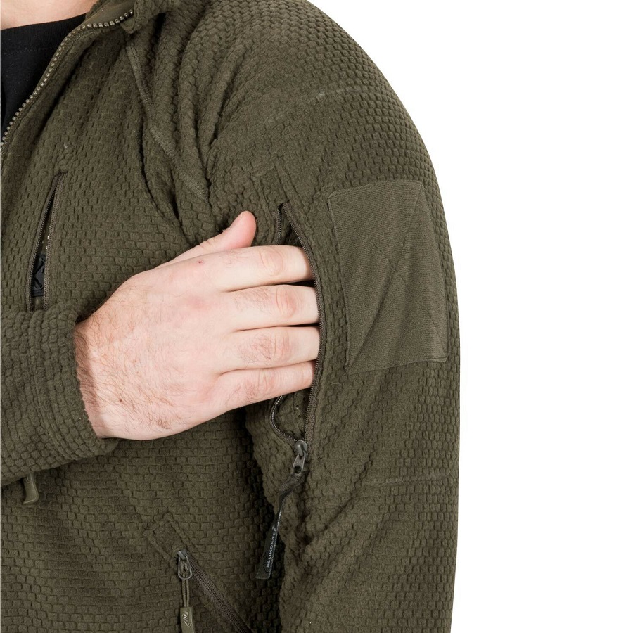 Helikon Tex ALPHA Tactical Grid Fleece Jacket Olive Drab (BL-ALT-FG-02) - immagine 5