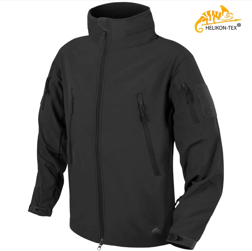 HELIKON TEX GUNFIGHTER SOFT SHELL JACKET BLACK( KU-GUN-FM-01)