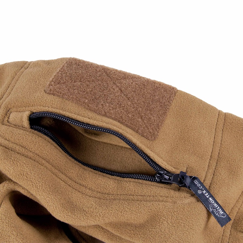HELIKON TEX LIBERTY JACKET COYOTE- DOUBLE FLEECE (BL-LIB-HF-11) - Image 6