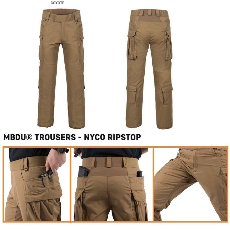 HELIKON TEX MBDU® TROUSERS COYOTE- NYCO RIPSTOP (SP-MBDU-NR-11)