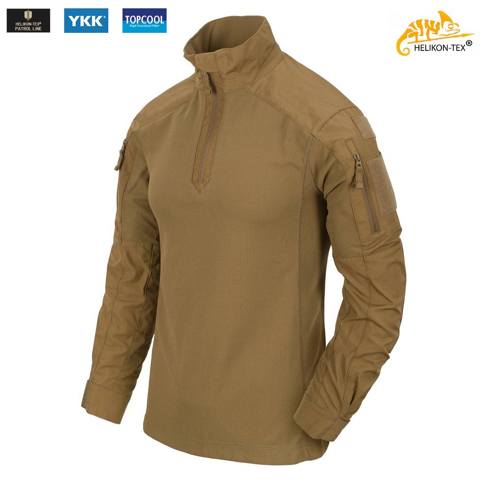 HELIKON TEX MCDU COMBAT SHIRT COYOTE BROWN – NYCO RIPSTOP(BL-MCD-NR)