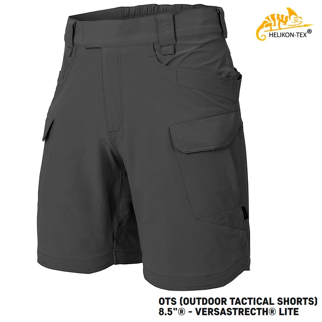 HELIKON TEX OTS SHORTS SHADOW GREY (OUTDOOR TACTICAL SHORTS) 8.5"® - VERSASTRETCH® LITE(SP-OTS-VL-35)