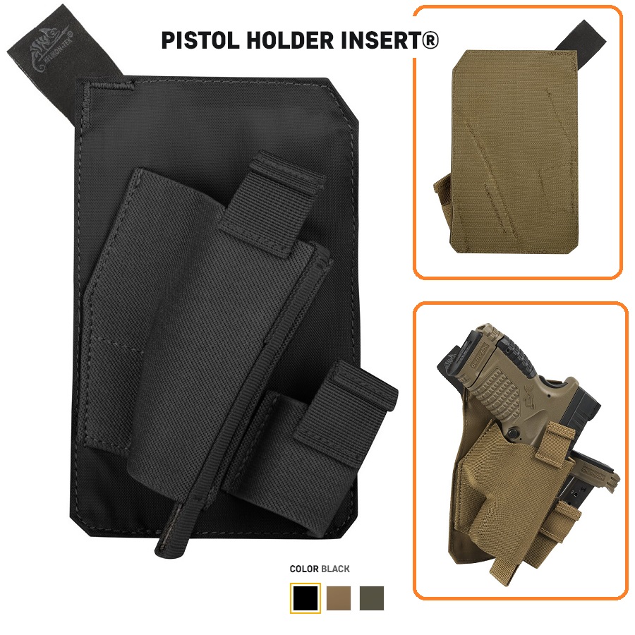 HELIKON TEX PISTOL HOLDER INSERT (IN-PTH-NL) fondina universale con velcro sul retro