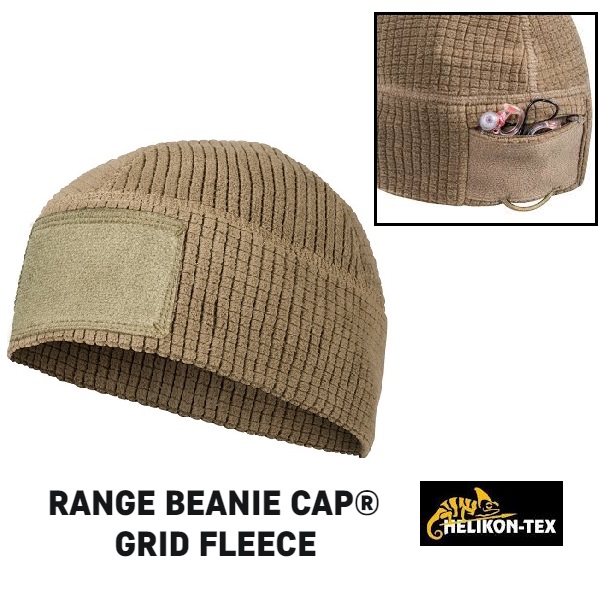 Helikon-Tex Range Beanie Cap Grid Fleece Coyote(CZ-RBN-FG-11-B05)