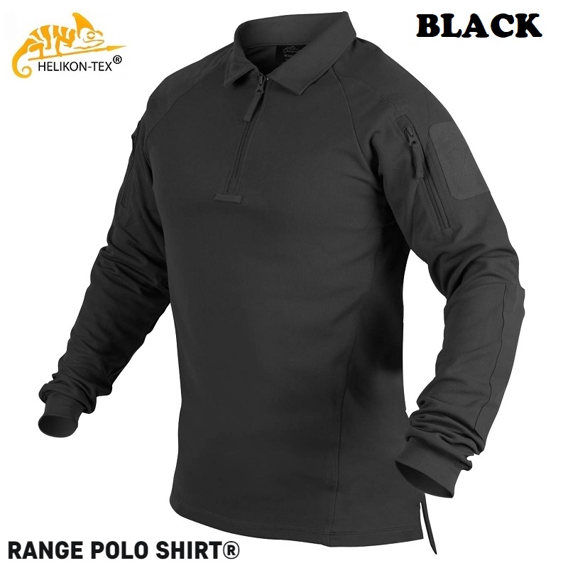 HELIKON TEX RANGE POLO SHIRT® BLACK (PD-RNGTC-01)