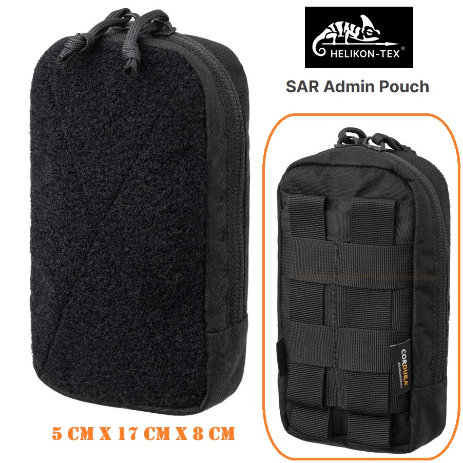 HELIKON TEX SAR ADMIN POUCH BLACK (MO-SAP-CD-01)