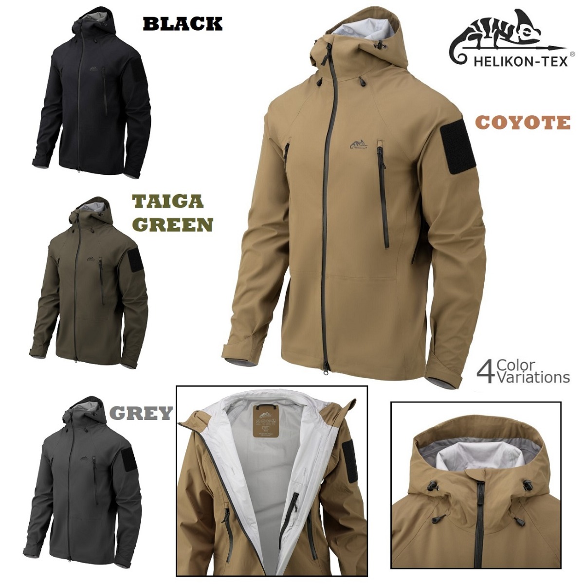 HELIKON-TEX SQUALL HARDSHELL JACKET - TORRENTSTRETCH (KU-SHJ-TR)