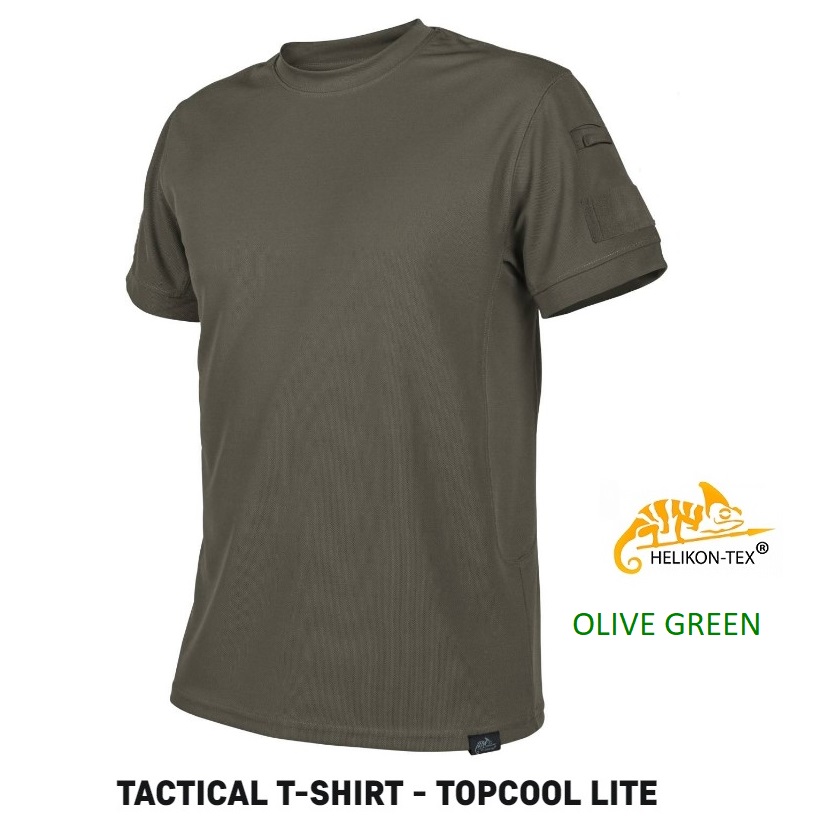 HELIKON TEX TACTICAL T-SHIRT - TOPCOOL LITE- OLIVE GREEN (TS-TTS-TL-02)