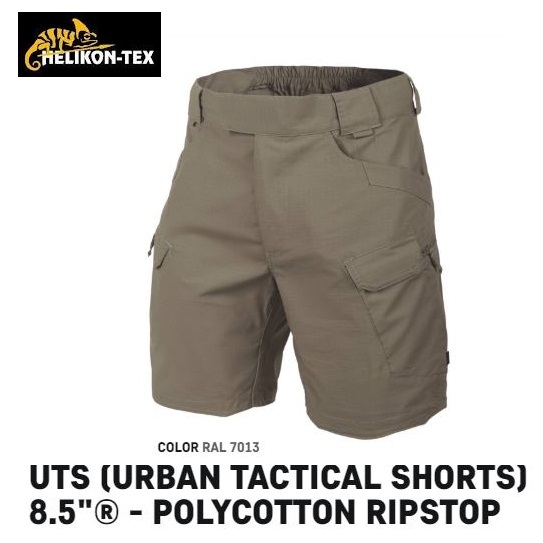 Helikon Tex Urban Tactical Short 8,5" OLIVE DRAB (RAL7013) - Bermuda tessuto Rip-Stop( SP-UTS-PR-81)