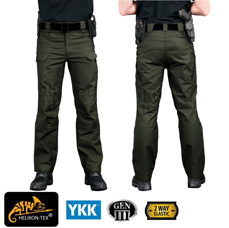 Helikon Jungle Green Urban Tactical pantalone -Rip-Stop