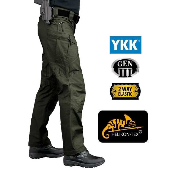 Helikon Jungle Green Urban Tactical pantalone -Rip-Stop - immagine 2