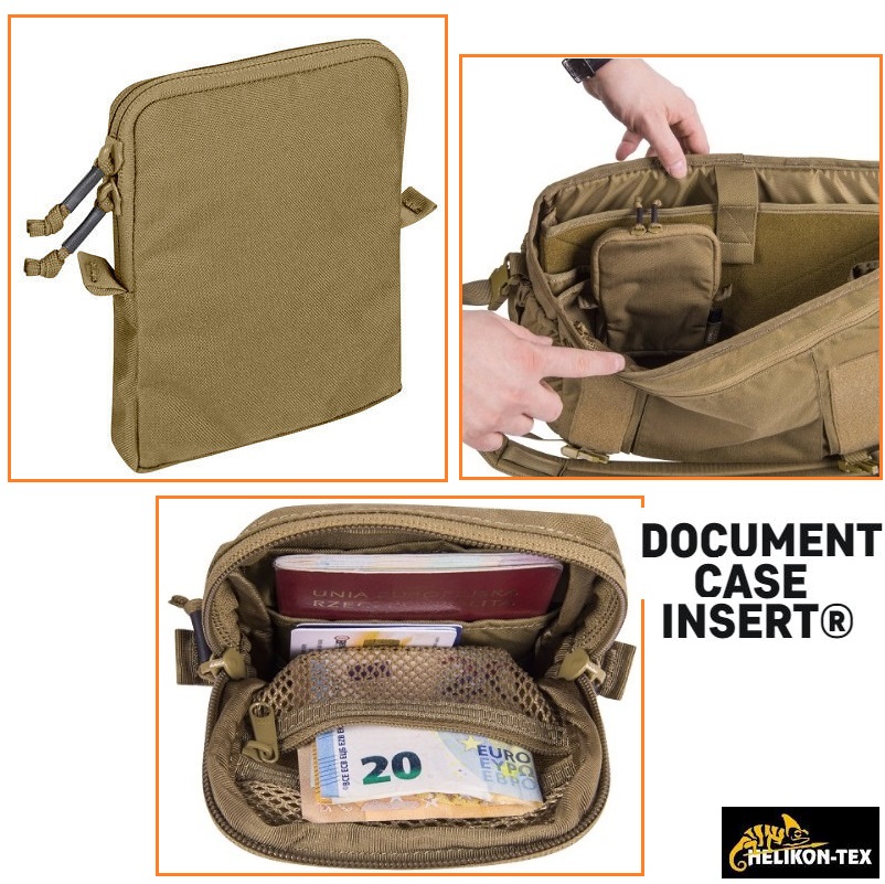HELIKON-TEX DOCUMENT CASE INSERT® - CORDURA®- COYOTE BROWN (IN-DCC-CD-11)