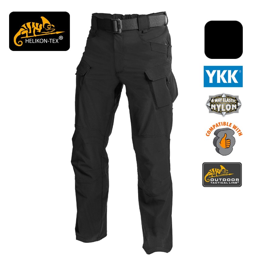 HELIKON OTP BLACK - OUTDOOR TACTICAL PANTS