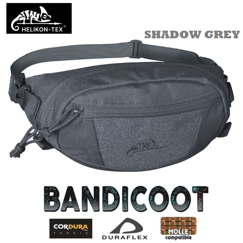 HELIKON BANDICOOT WAIST PACK SHADOW GREY - marsupio grigio scuro(TB-BDC-CD)