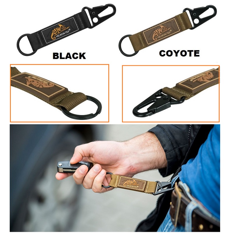 HELIKON TEX SNAP HOOK KEYCHAIN WITH LOGO - NYLON